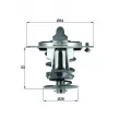 Thermostat d'eau MAHLE TX 72 85D - Visuel 1