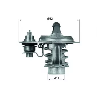 Thermostat d'eau MAHLE TX 76 88D