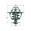 Thermostat d'eau MAHLE TX 77 88D - Visuel 1