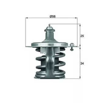 Thermostat d'eau MAHLE TX 79 78D