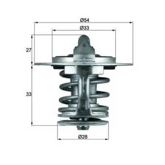 Thermostat d'eau MAHLE TX 84 77