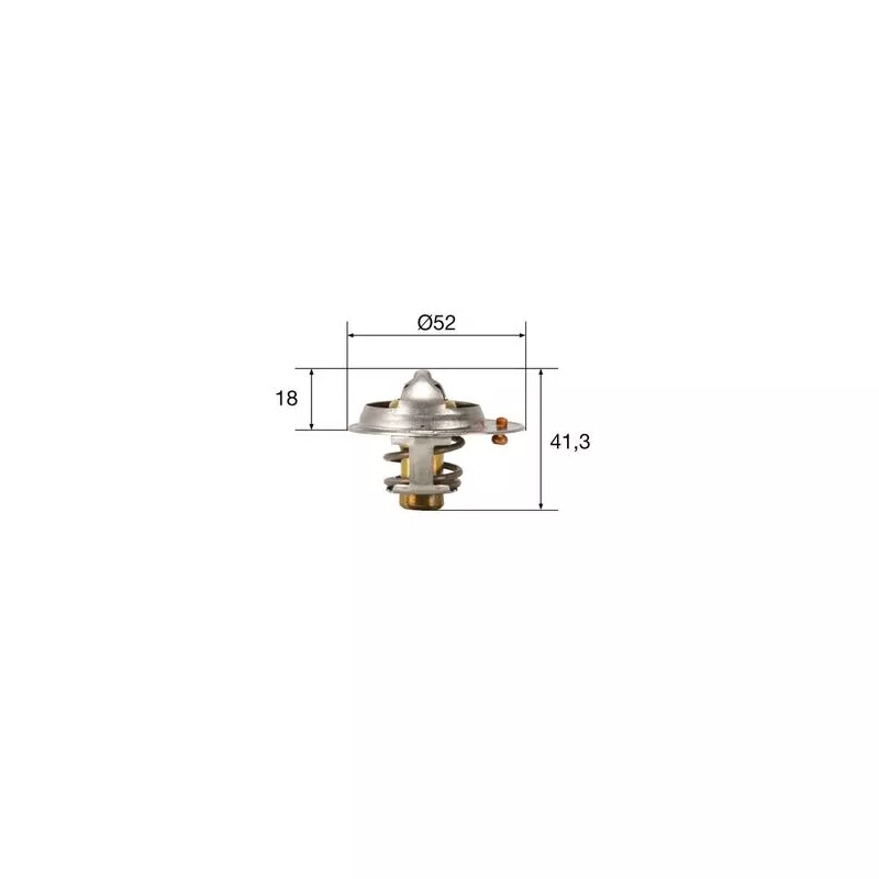 Thermostat d'eau MAHLE TX 85 82