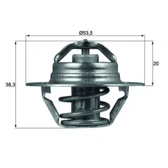 Thermostat d'eau MAHLE TX 88 88D