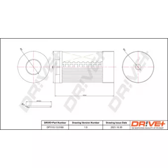Filtre à carburant Dr!ve+ DP1110.13.0160