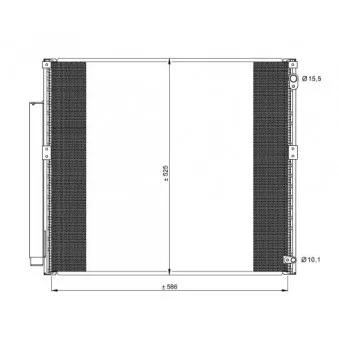 Condenseur, climatisation NRF 35858