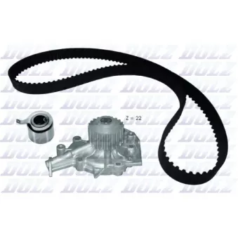 Pompe à eau + kit de courroie de distribution DOLZ KD187