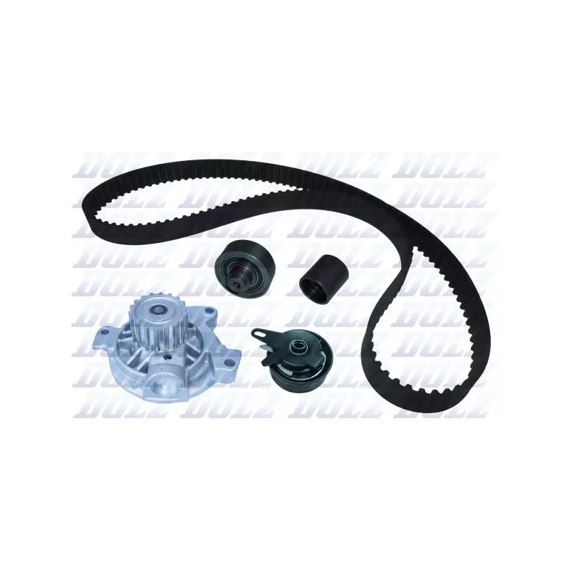 Pompe à eau + kit de courroie de distribution DOLZ KD191