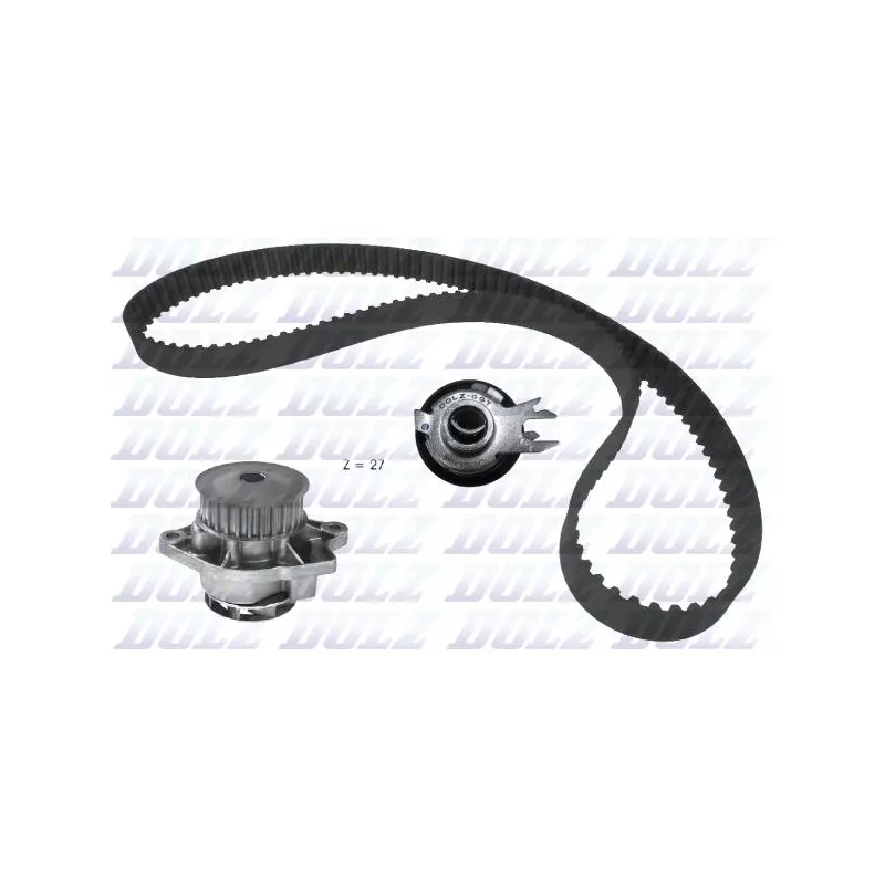 Pompe à eau + kit de courroie de distribution DOLZ KD231