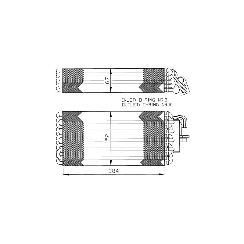 Evaporateur climatisation NRF 36062
