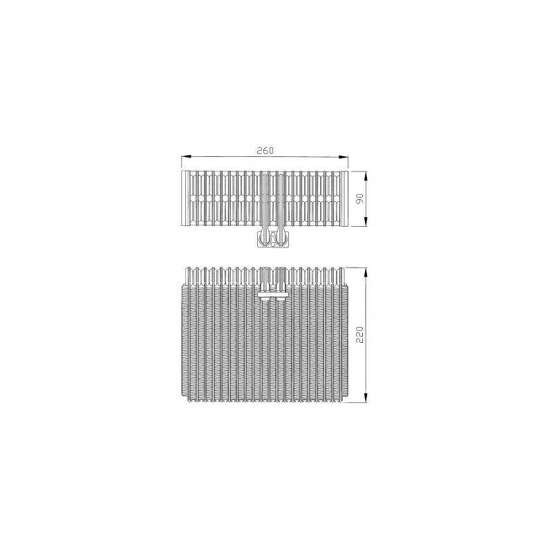 Evaporateur climatisation NRF 36066