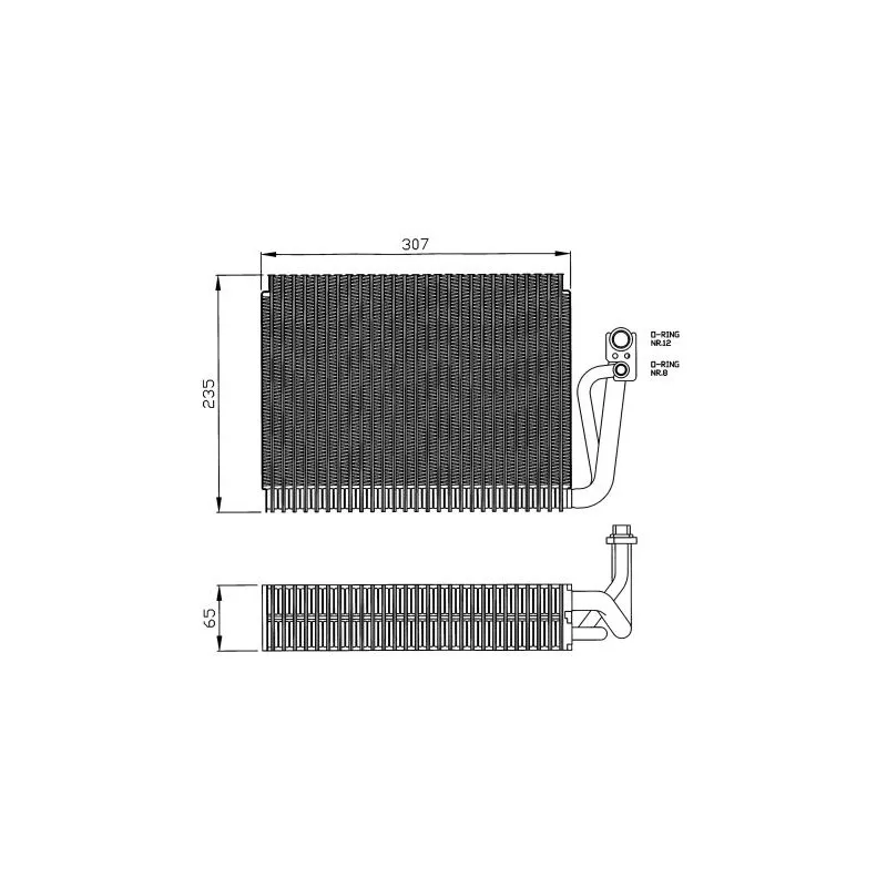 Evaporateur climatisation NRF 36120