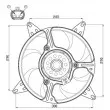 Ventilateur, refroidissement du moteur NRF 47543 - Visuel 3