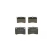 Jeu de 4 plaquettes de frein avant BOSCH 0 986 424 099 - Visuel 1