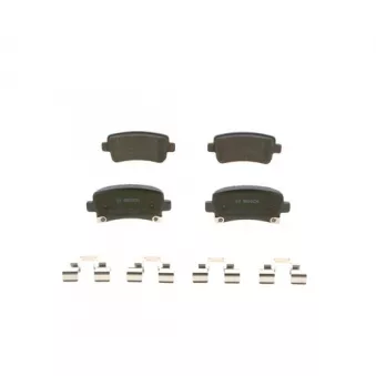 Jeu de 4 plaquettes de frein arrière BOSCH 0 986 424 124
