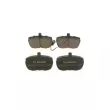 Jeu de 4 plaquettes de frein avant BOSCH 0 986 424 172 - Visuel 3