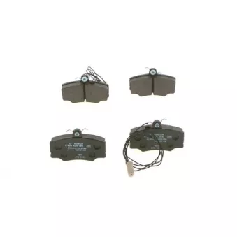 Jeu de 4 plaquettes de frein avant BOSCH 0 986 424 184