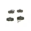 Jeu de 4 plaquettes de frein avant BOSCH 0 986 424 184 - Visuel 3