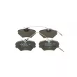 Jeu de 4 plaquettes de frein avant BOSCH 0 986 424 217 - Visuel 1