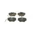 Jeu de 4 plaquettes de frein avant BOSCH 0 986 424 217 - Visuel 3