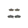 Jeu de 4 plaquettes de frein avant BOSCH 0 986 424 244 - Visuel 1