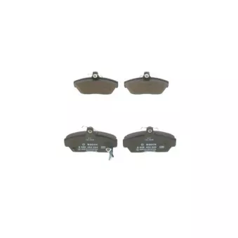 Jeu de 4 plaquettes de frein avant BOSCH 0 986 424 244
