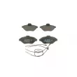 Jeu de 4 plaquettes de frein avant BOSCH 0 986 424 278 - Visuel 1