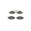 Jeu de 4 plaquettes de frein avant BOSCH 0 986 424 278 - Visuel 3