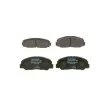 Jeu de 4 plaquettes de frein avant BOSCH 0 986 424 297 - Visuel 1