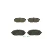 Jeu de 4 plaquettes de frein avant BOSCH 0 986 424 303 - Visuel 1