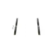 Jeu de 4 plaquettes de frein avant BOSCH 0 986 424 303 - Visuel 2