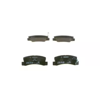 Jeu de 4 plaquettes de frein arrière BOSCH 0 986 424 383