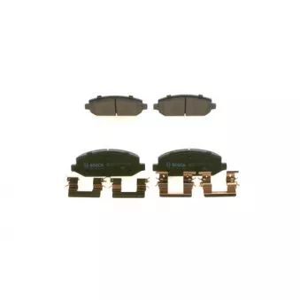 Jeu de 4 plaquettes de frein arrière BOSCH 0 986 424 440