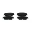 Jeu de 4 plaquettes de frein avant BOSCH 0 986 424 491 - Visuel 1