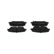 Jeu de 4 plaquettes de frein avant BOSCH 0 986 424 491 - Visuel 3
