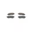 Jeu de 4 plaquettes de frein avant BOSCH 0 986 424 509 - Visuel 1