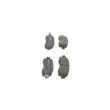 Jeu de 4 plaquettes de frein avant BOSCH 0 986 424 509 - Visuel 2