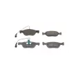 Jeu de 4 plaquettes de frein avant BOSCH 0 986 424 510 - Visuel 1