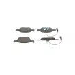 Jeu de 4 plaquettes de frein avant BOSCH 0 986 424 510 - Visuel 3