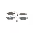Jeu de 4 plaquettes de frein avant BOSCH 0 986 424 515 - Visuel 1