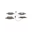Jeu de 4 plaquettes de frein avant BOSCH 0 986 424 515 - Visuel 3