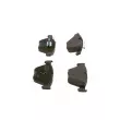 Jeu de 4 plaquettes de frein avant BOSCH 0 986 424 608 - Visuel 2