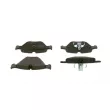 Jeu de 4 plaquettes de frein avant BOSCH 0 986 424 608 - Visuel 3
