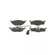 Jeu de 4 plaquettes de frein avant BOSCH 0 986 424 632 - Visuel 1