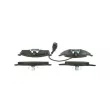 Jeu de 4 plaquettes de frein avant BOSCH 0 986 424 632 - Visuel 3