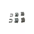 Jeu de 4 plaquettes de frein avant BOSCH 0 986 424 642 - Visuel 2