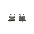 Jeu de 4 plaquettes de frein avant BOSCH 0 986 424 642 - Visuel 3