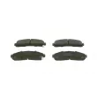 Jeu de 4 plaquettes de frein avant BOSCH 0 986 424 656 - Visuel 1