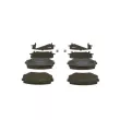 Jeu de 4 plaquettes de frein avant BOSCH 0 986 424 658 - Visuel 3