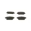 Jeu de 4 plaquettes de frein avant BOSCH 0 986 424 663 - Visuel 1