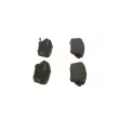 Jeu de 4 plaquettes de frein avant BOSCH 0 986 424 663 - Visuel 2